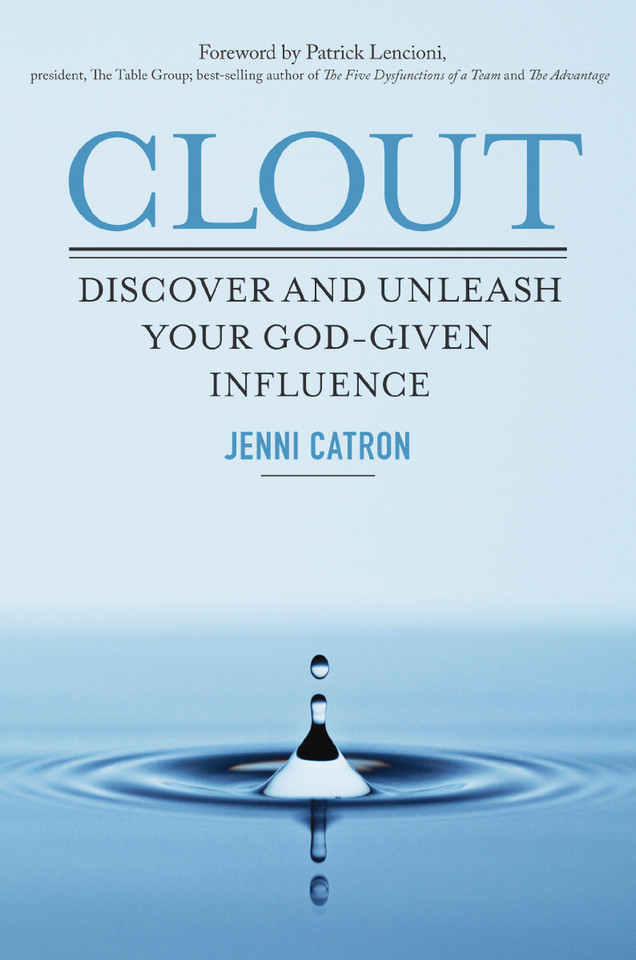 Clout: Discover and Unleash Your God-Given Influence book cover by Jenni Catron