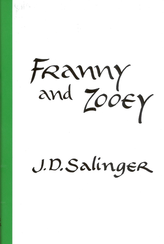 Franny and Zooey book cover by J. D. Salinger