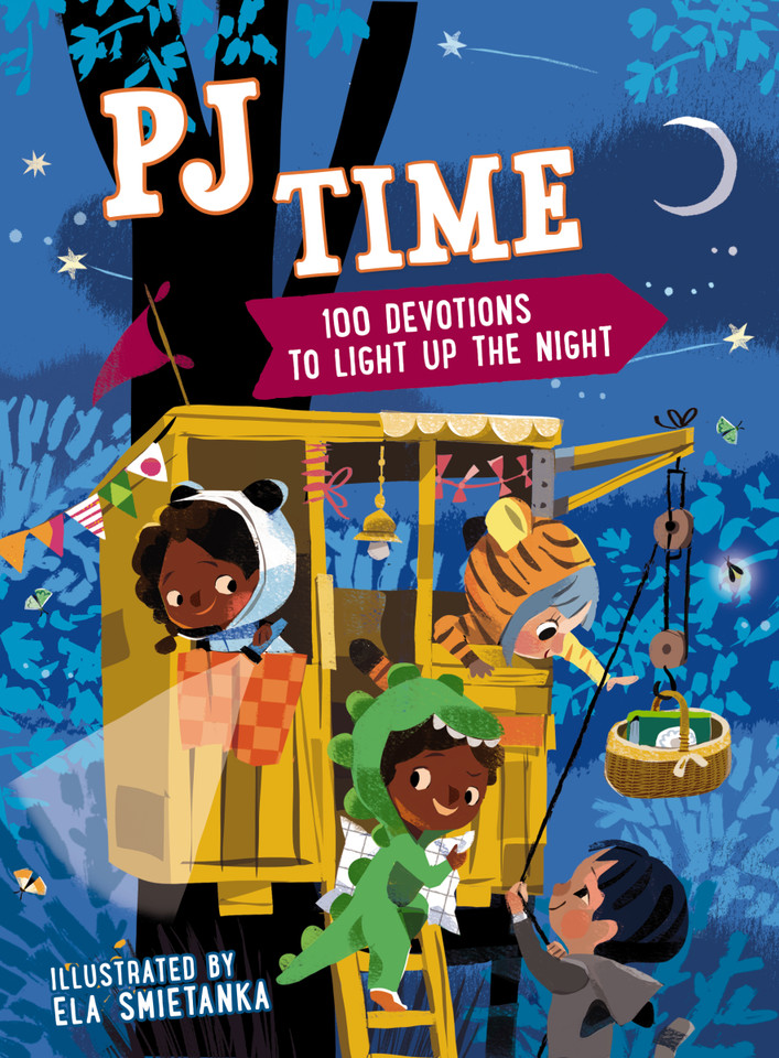 PJ Time: 100 Bedtime Devotions to Light Up the Night book cover by Zondervan
