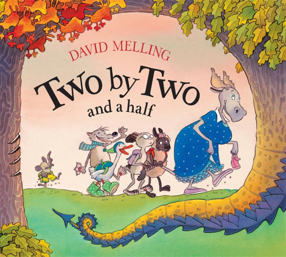 Two By Two and a Half book cover by David Melling