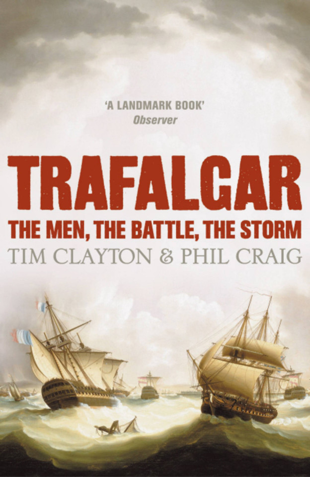 Trafalgar book cover by Phil Craig, Tim Clayton
