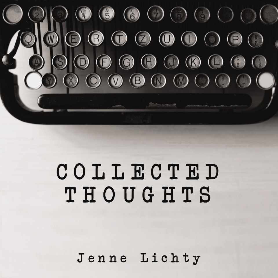 Collected Thoughts book cover by Jenne Lichty