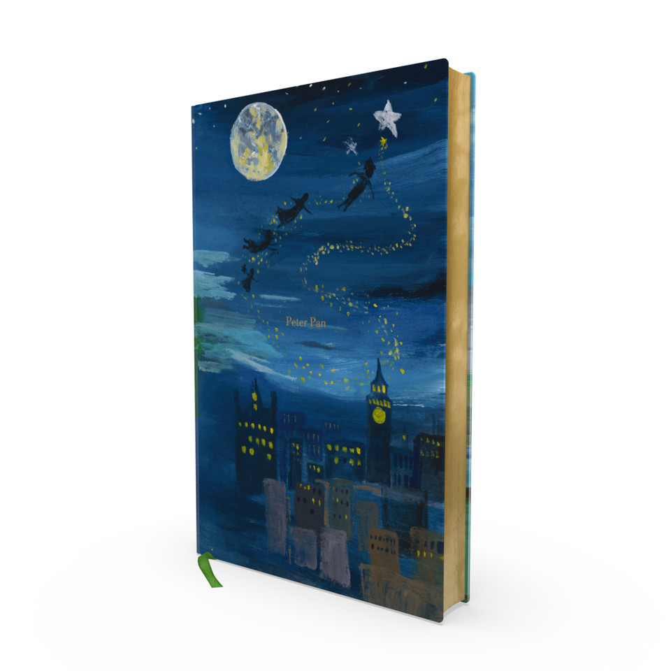 Peter Pan: Deluxe Painted Edition (Harper Curated Classics: Painted Editions) book cover by J. M.  Barrie