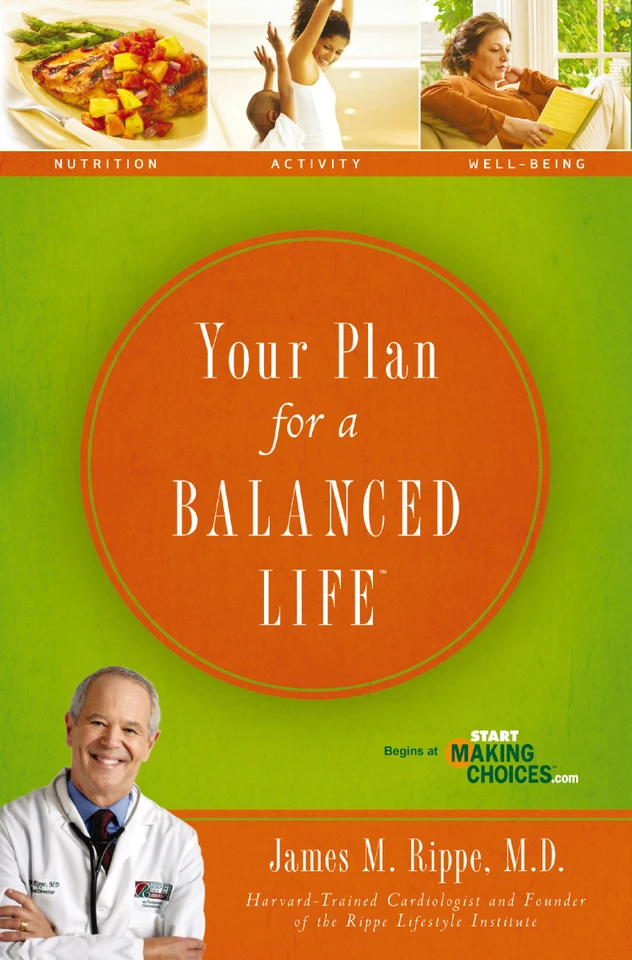 Your Plan For a Balanced Life book cover by Dr. James Rippe