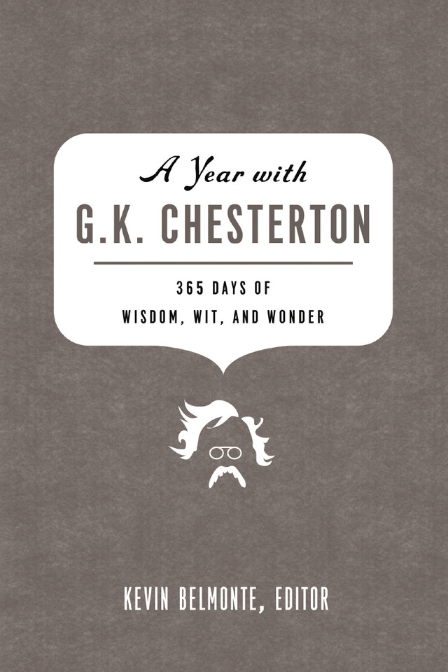 A Year with G. K. Chesterton: 365 Days of Wisdom, Wit, and Wonder (A 365-Day Devotional) book cover by Zondervan