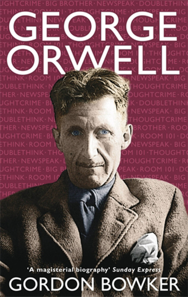 George Orwell book cover by Gordon Bowker