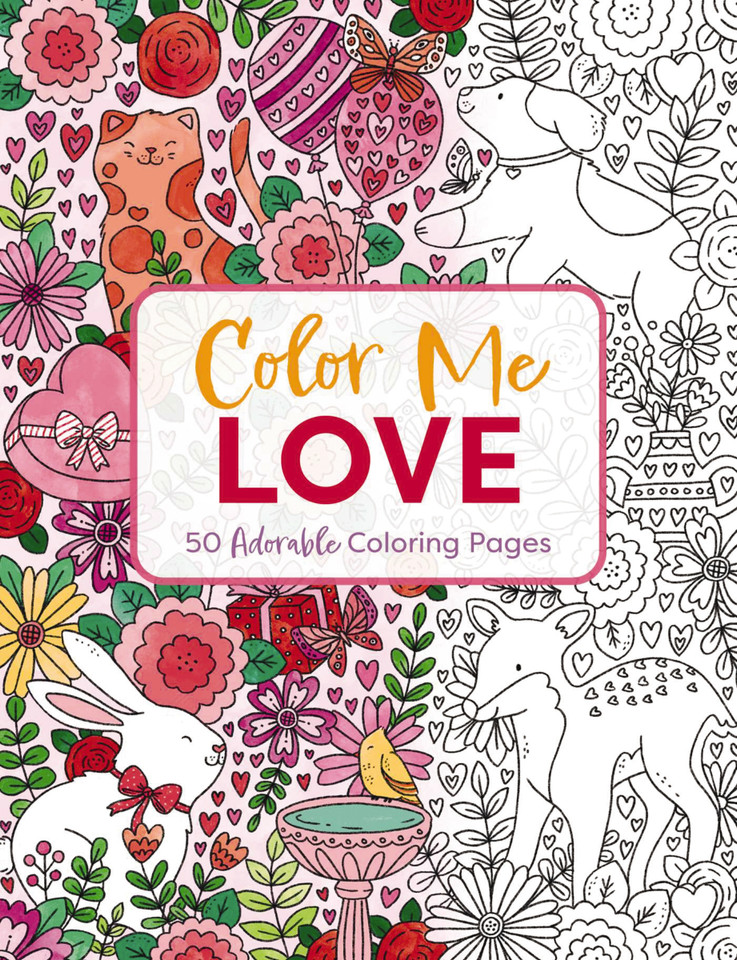 Color Me Love: A Valentine's Day Coloring Book (Color Me Coloring Books) book cover by Editors of Cider Mill Press