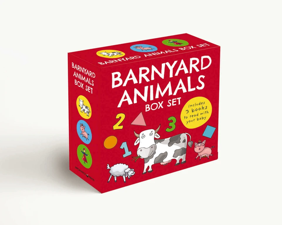 The Barnyard Animals Box Set: My First Board Book Library book cover by Zondervan