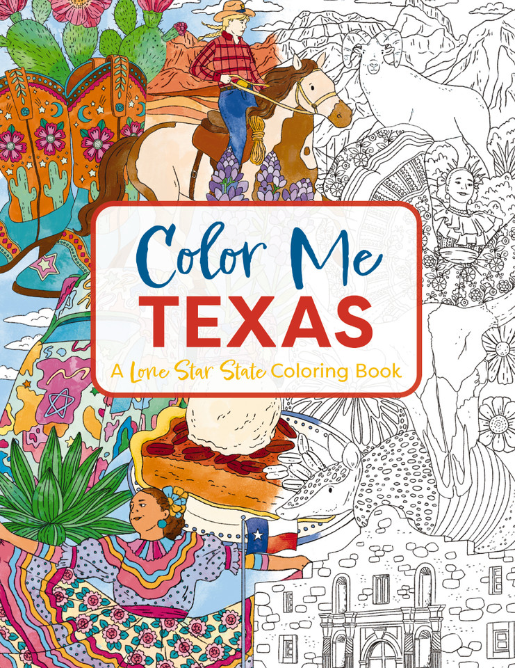 Color Me Texas: A Lone Star State Coloring Book (Color Me Coloring Books) book cover by Cider Mill Press
