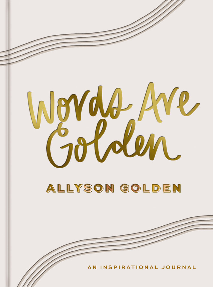 Words Are Golden: An Inspirational Journal (A 47-Day Devotional with Bible Verses, Devotions, and Journaling Prompts) book cover by Allyson Golden