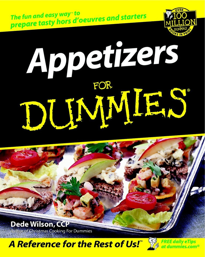Appetizers For Dummies book cover by Dede Wilson