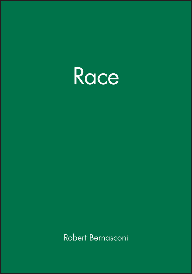 Race (Blackwell Readings in Continental Philosophy) book cover by 