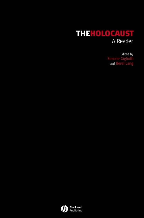 The Holocaust: A Reader book cover by 