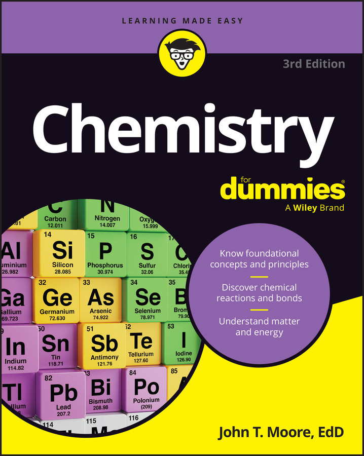 Chemistry For Dummies book cover by John T. Moore