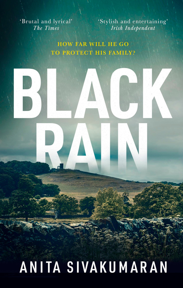 Black Rain (Detective Vijay Patel) book cover by Anita Sivakumaran