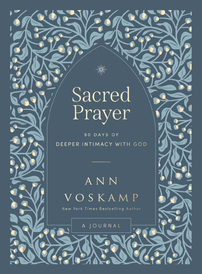 Sacred Prayer: 90 Days of Deeper Intimacy with God (A Guided Devotional Journal) book cover by Ann Voskamp