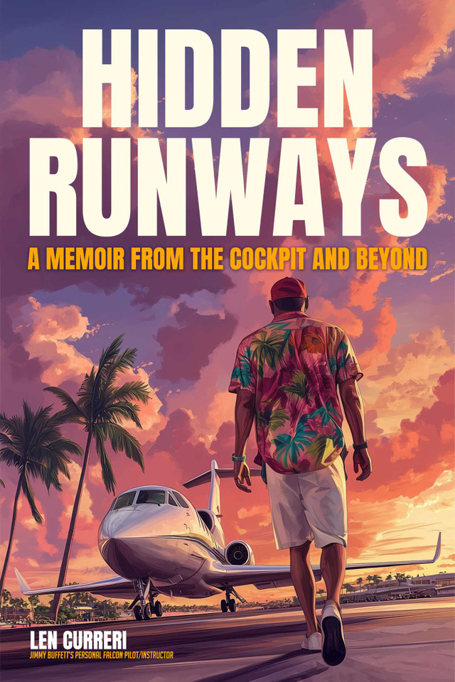 Hidden Runways: A Memoir From the Cockpit and Beyond book cover by Len Curreri