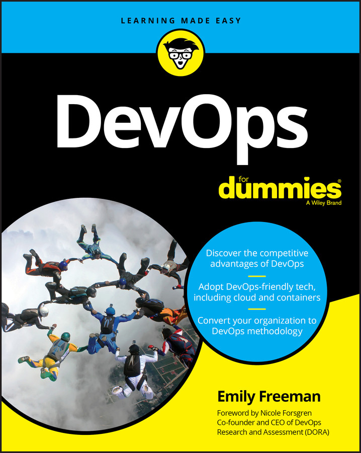 DevOps For Dummies book cover by Emily Freeman