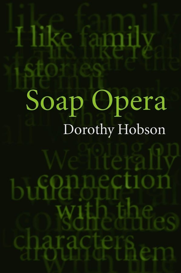 Soap Opera book cover by Dorothy Hobson