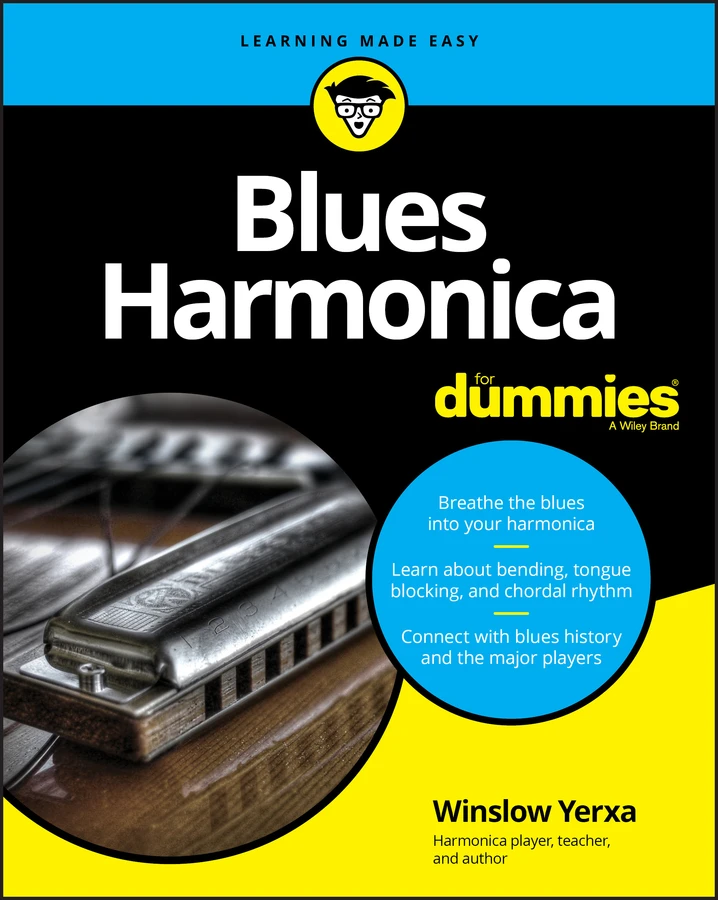 Blues Harmonica For Dummies book cover by Winslow Yerxa