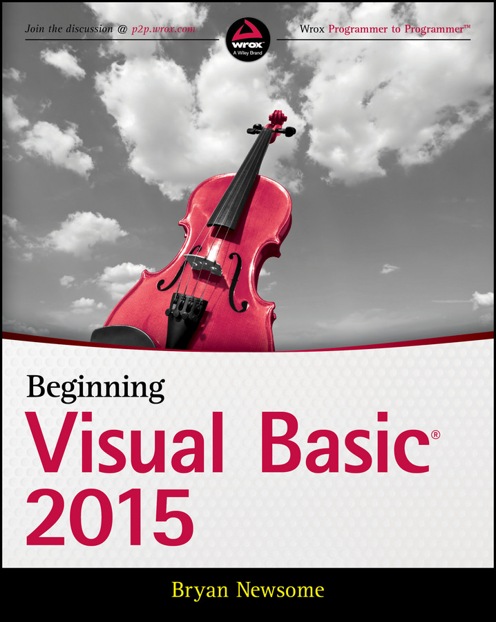 Beginning Visual Basic 2015 book cover by Bryan Newsome