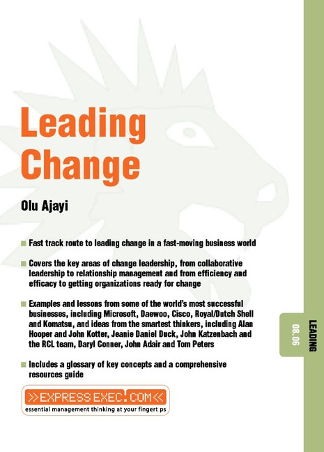 Leading Change: Leading 08.06 (Express Exec) book cover by O. Ajayi