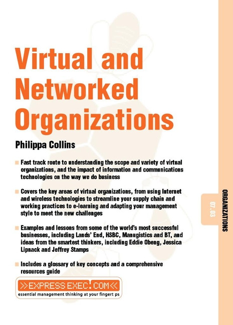 Virtual and Networked Organizations: Organizations 07.03 (Express Exec) book cover by Philippa Collins