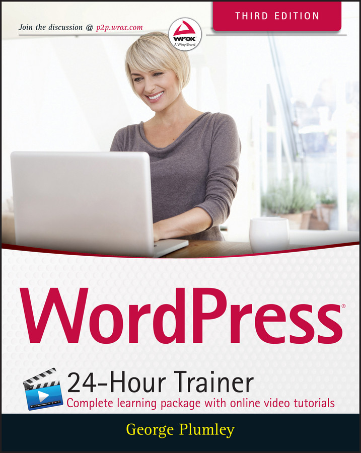 WordPress 24-Hour Trainer book cover by George Plumley