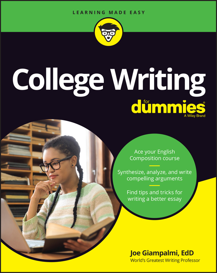 College Writing For Dummies book cover by Joe Giampalmi