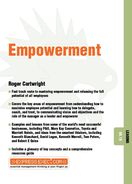 Empowerment: Leading 08.10 (Express Exec) book cover by Roger Cartwright