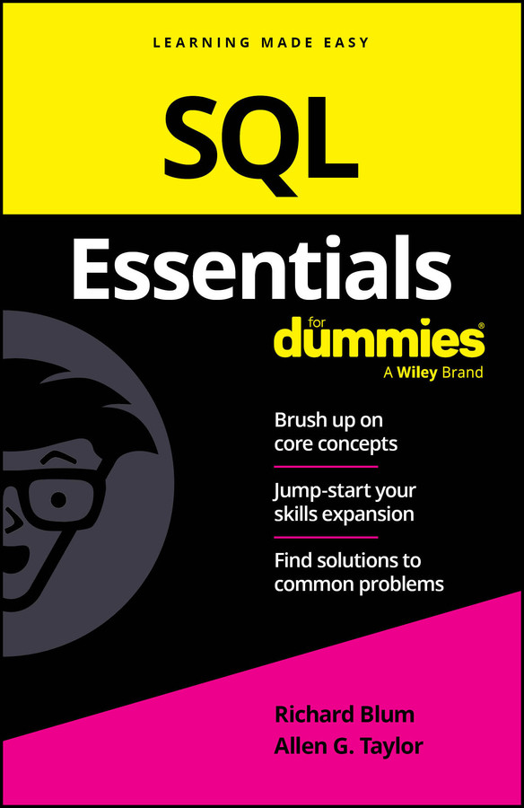 SQL Essentials For Dummies book cover by Richard Blum, Allen G. Taylor