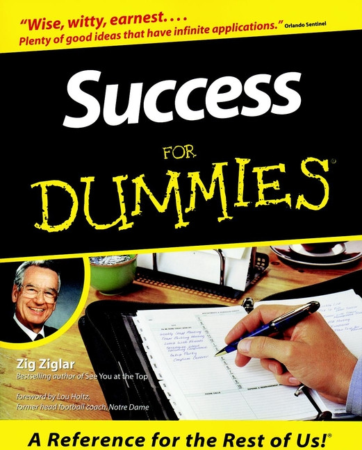 Success For Dummies book cover by Zig Ziglar
