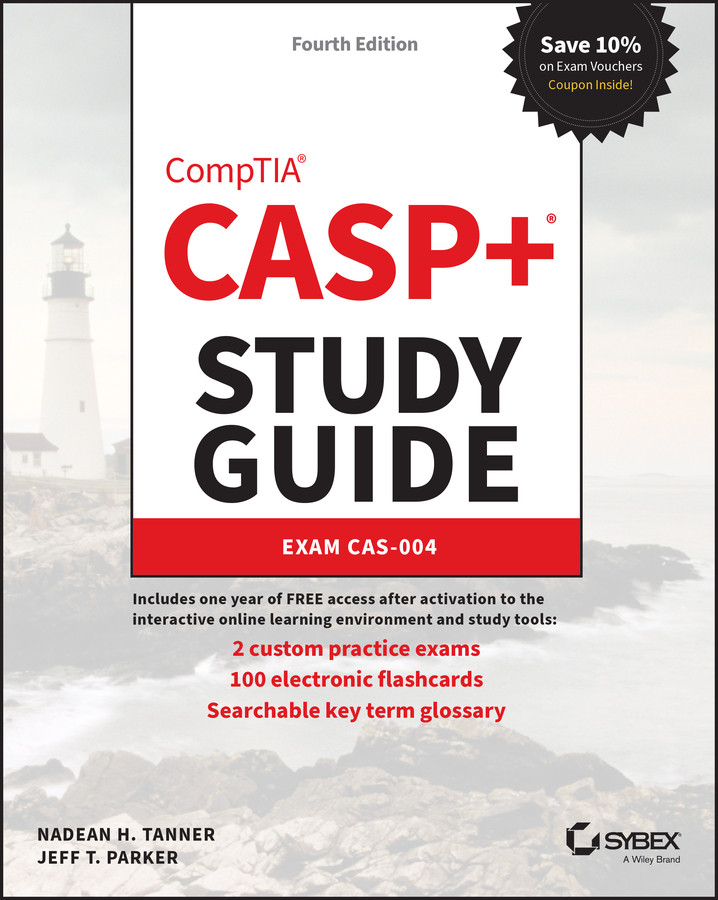 CASP+ CompTIA Advanced Security Practitioner Study Guide: Exam CAS-004 (Sybex Study Guide) book cover by Nadean H. Tanner, Jeff T. Parker
