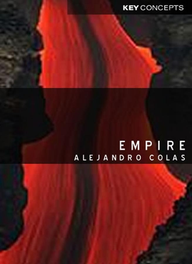 Empire (Key Concepts) book cover by Alejandro Colás