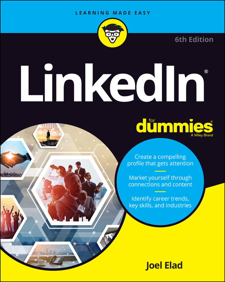 LinkedIn For Dummies book cover by Joel Elad