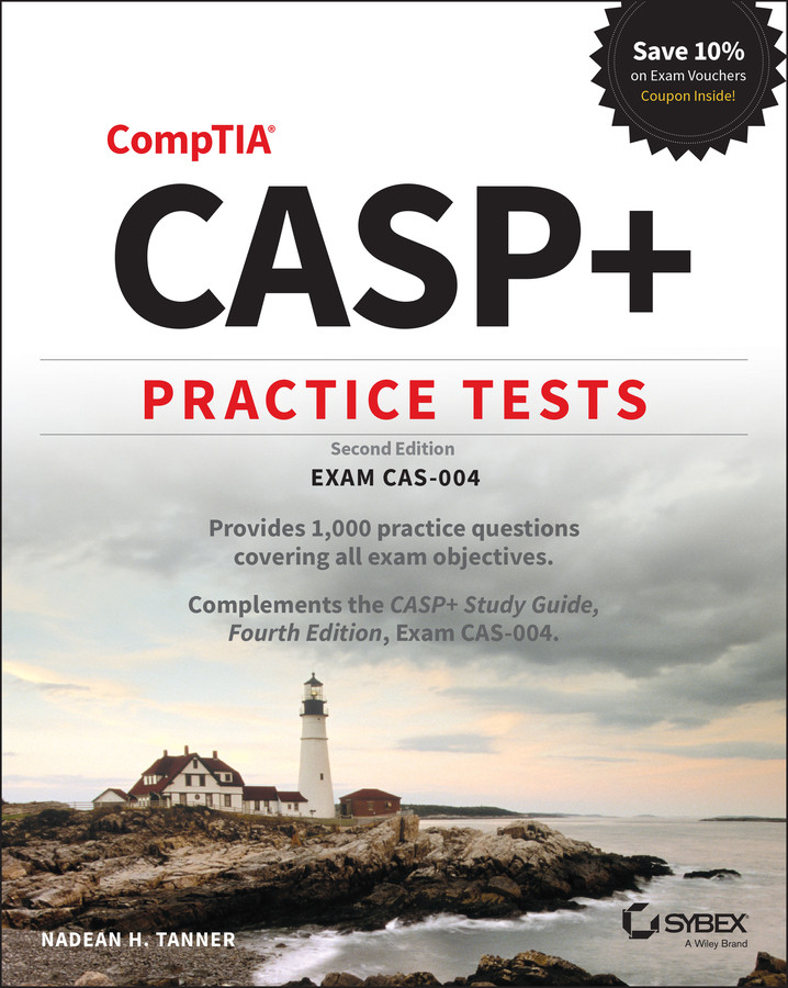 CASP+ CompTIA Advanced Security Practitioner Practice Tests: Exam CAS-004 book cover by Nadean H. Tanner