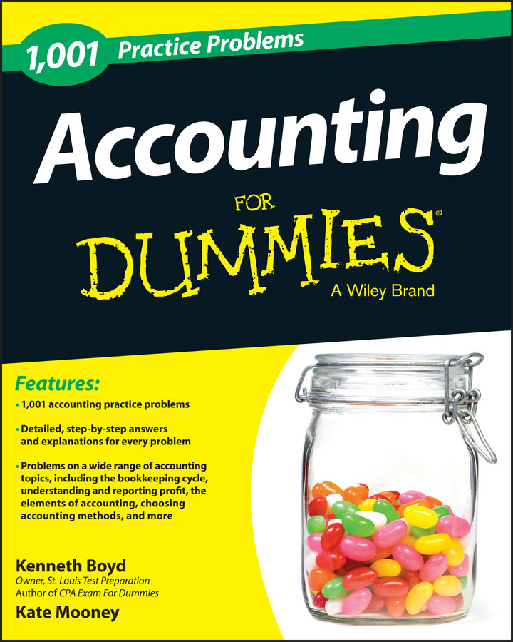 Accounting: 1,001 Practice Problems For Dummies book cover by Kenneth W. Boyd, Kate Mooney