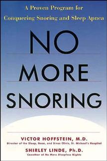 No More Snoring: A Proven Program for Conquering Snoring and Sleep Apnea book cover by Victor Hoffstein, Shirley Linde