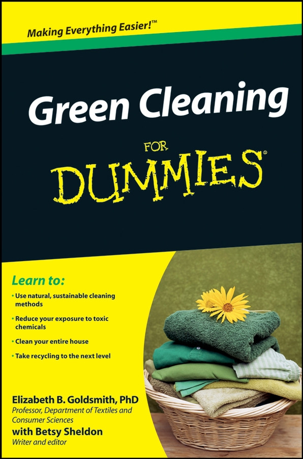 Green Cleaning For Dummies book cover by Elizabeth B. Goldsmith, Betsy Sheldon