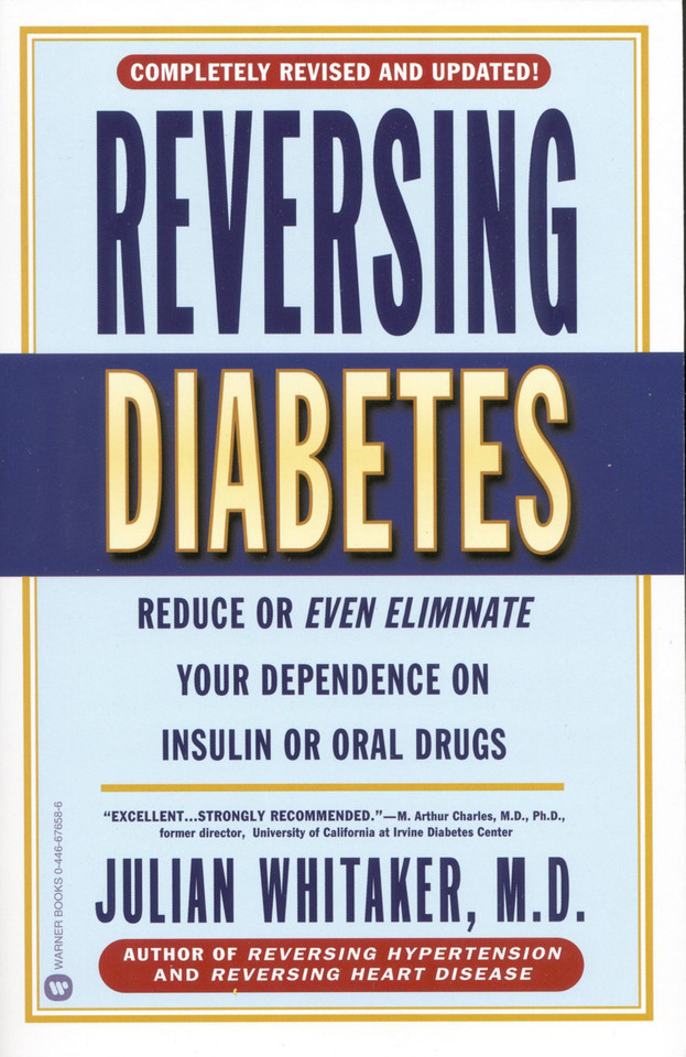 Reversing Diabetes book cover by Julian Whitaker