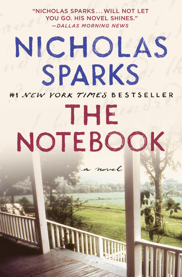 The Notebook book cover by Nicholas Sparks