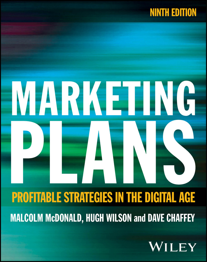 Marketing Plans: Profitable Strategies in the Digital Age book cover by Malcolm McDonald, Hugh Wilson, Dave Chaffey