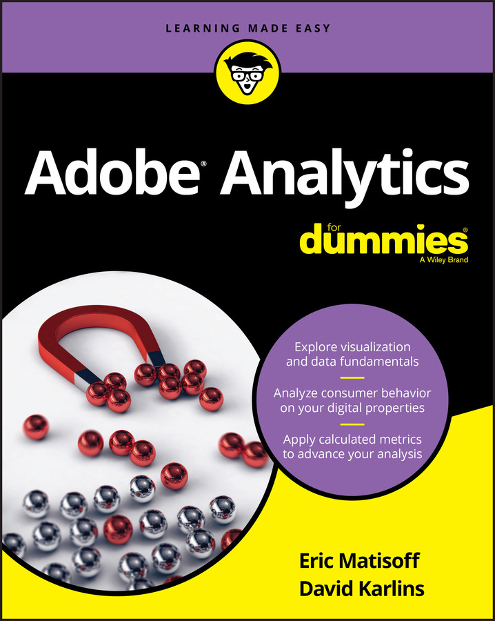 Adobe Analytics For Dummies book cover by David Karlins, Eric Matisoff
