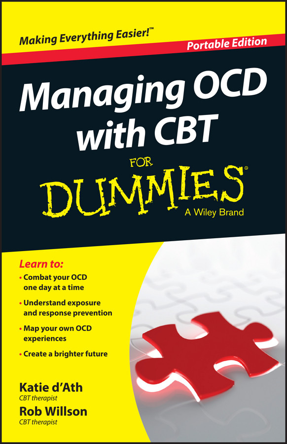 Managing OCD with CBT For Dummies book cover by Katie d'Ath, Rob Willson