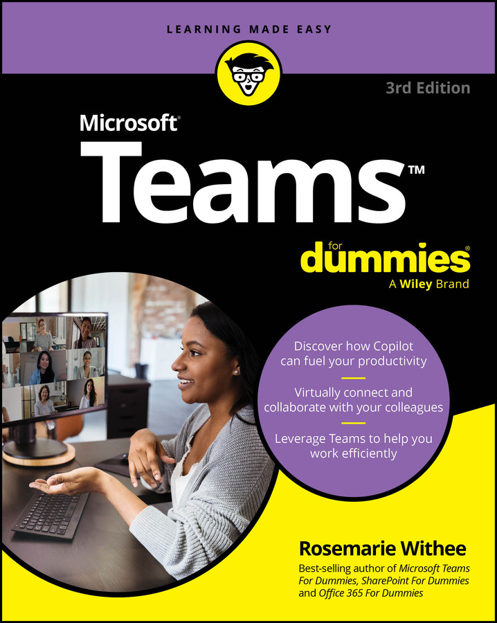 Microsoft Teams For Dummies book cover by Rosemarie Withee