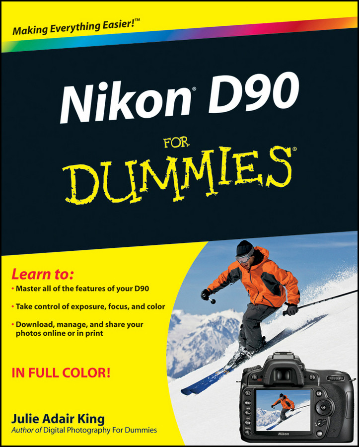 Nikon D90 For Dummies book cover by Julie Adair King