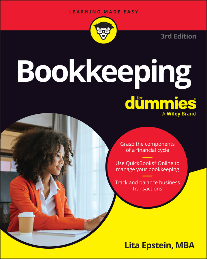 Bookkeeping For Dummies book cover by Lita Epstein