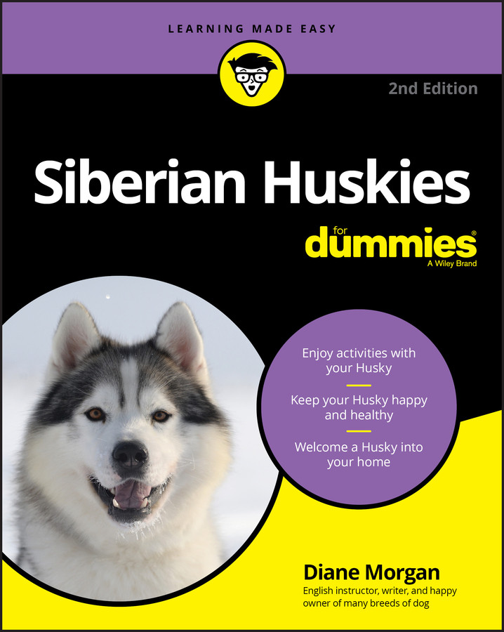 Siberian Huskies For Dummies book cover by Diane Morgan