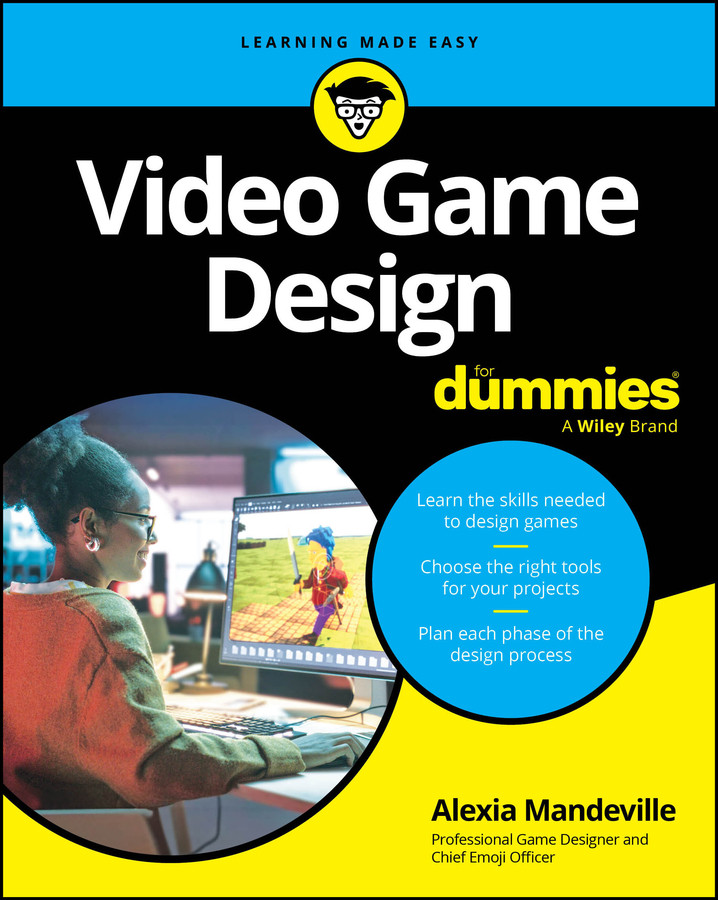 Video Game Design For Dummies book cover by Alexia Mandeville