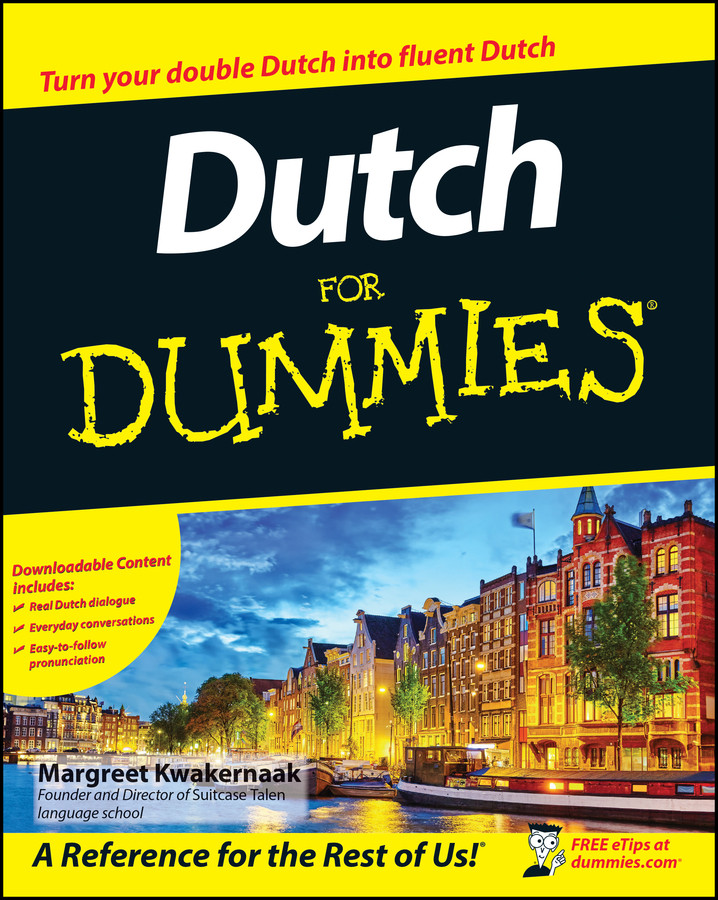 Dutch For Dummies book cover by Margreet Kwakernaak
